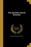 Apostolic Church Restored;