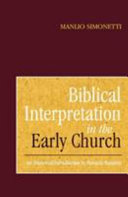 Biblical Interpretation in the Early Church (1993. Corr. 2nd)