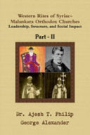 Western Rites of Syriac-Malankara Orthodox Churches (Part II)