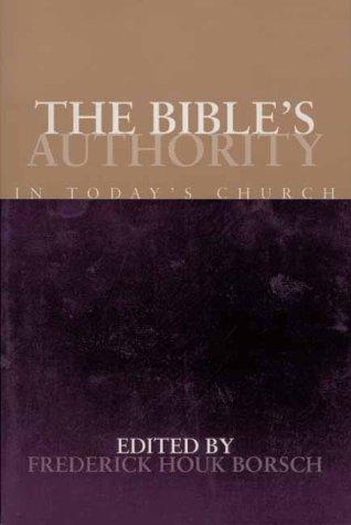 Bible's Authority in Today's Church