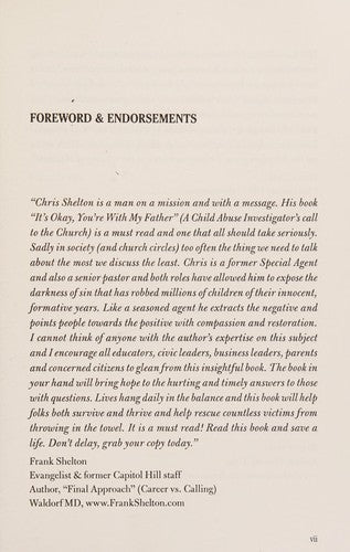 It's Okay, You're with My Father: (A Child Abuse Investigator's Call to the Church)