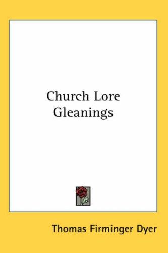 Church Lore Gleanings