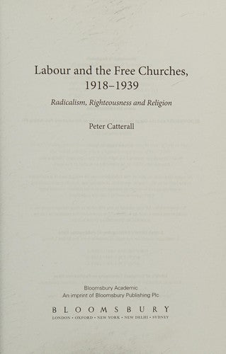 Labour and the Free Churches, 1918-1939
